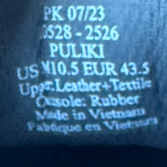 OluKai Men's Pūliki Sneakers Shoes Size 10.5 $140 in Poi/Charcoal - Picture 9 of 10